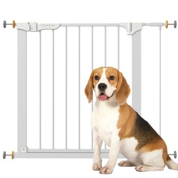 Barrera De Seguridad Para Perros Pawhut Acero Abs 103x2x76 Cm Negro con  Ofertas en Carrefour