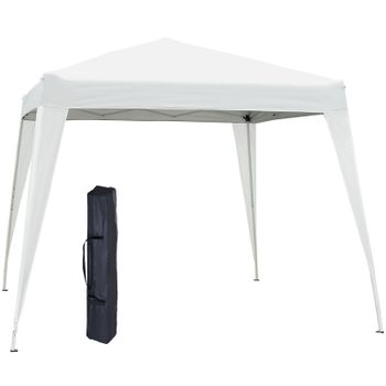 Carpa Plegable Jardin De Acero/poliéster 300x300x260cm Deluxe 3x3vd  Kitgarden Verde/blanco con Ofertas en Carrefour