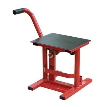 Caballete Soporte Elevador Universal De Acero Homcom 28x34x40 Cm-rojo