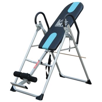 HOMCOM Banco de Abdominales Plegable Ajustable en Altura Banco de  Sentadillas con Soporte para Piernas Regulable para Entrenamiento en Hogar  Oficina 148x58x52-65 cm Negro - Conforama