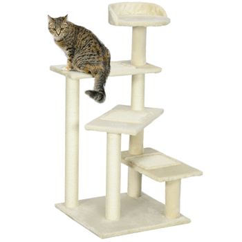 Mueble Arenero Gato De Melamina De Madera 48,5x53x67cm- Pawhut.blanco con  Ofertas en Carrefour