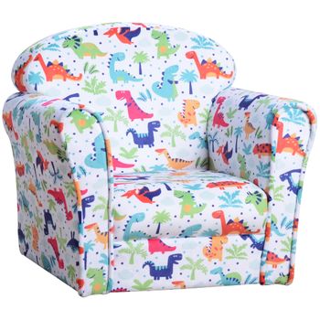 Sillón Infantil Con Dibujos Multicolor Homcom