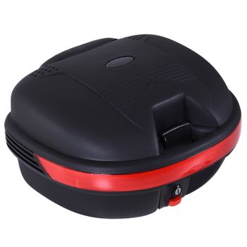 Baul Para Moto Con 2 Llaves Homcom Pp 58x44,5x33,5cm 48l, Negro con Ofertas  en Carrefour