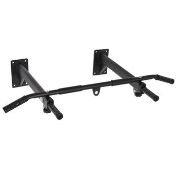 Soporte para Barras de Pesas HOMCOM 50x49x154 cm Negro