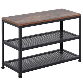 Conjunto De Muebles, Set De Muebles De Entrada, Salón Comedor, Mueble  Auxiliar, Color Estructura Gris Y Color Puertas Y Cajones Roble-  Buffet-zapatero con Ofertas en Carrefour