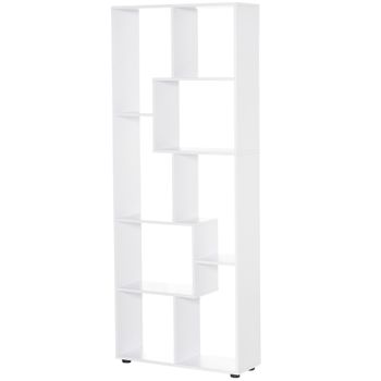 Estantería de 8 cubos Homcom blanco 61,5x30x121,6 cm