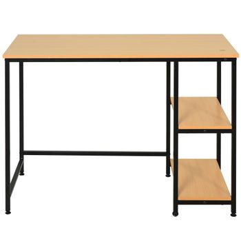 Mesa plegable de pared Homcom madera 60x40x20 cm tablero MDF y  metal_833-179