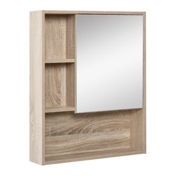 Armario espejo FORTINA ancho 60 cm roble claro – Entorno Baño