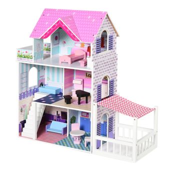 Casa De Muñecas Charlotte De Madera Con Ez Kraft Assembly con Ofertas en  Carrefour