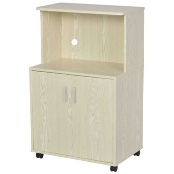 Alacena Buffet De Cocina De Melamina Homcom 71x41x178 Cm - Blanco con  Ofertas en Carrefour