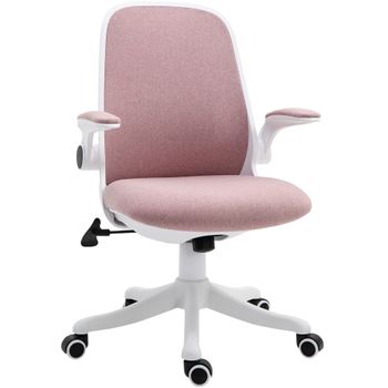 Silla De Escritorio De Esponja Vinsetto 62,5x60x94-104 cm-rosa