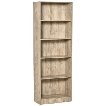 Estantería Martín Librería De Almacenaje De Pared, Color Roble Con 4 Huecos  Y 5 Puertas, 90 (ancho) 29 (profundo) 90 (altura) con Ofertas en Carrefour