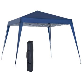 VXL Carpa Plegable Profesional Con 4 Paredes Acero Azul 3X6 M — Bañoidea