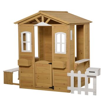 OFERTA - Casita infantil de madera Outdoor Toys Maya