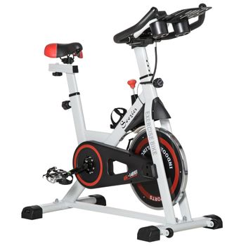 Bicicleta Spinning Estática Indoor Alpine 7500 Muelles Inercia 15kg Consola  Gridinlux