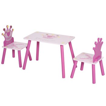 Sillón Infantil Para Niños +3 Años Con Asiento Acolchado Rosa Homcom con  Ofertas en Carrefour