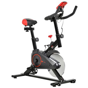 Bicicleta Estática Cecotec Drumfit Indoor 13000 Delfos Pantalla Lcd +  Accesorios Negro