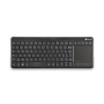 Tv Warrior F: Teclado Inalámbrico Con Touchpad  Con 17 Teclas...