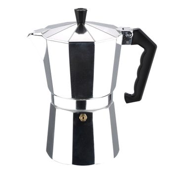 Cafetera De Aluminio Sg Bolonia 3 Tazas Inox