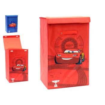 Caja Organizadora Licencias Infantiles Cars 60 X 35 X 35cm Rojo