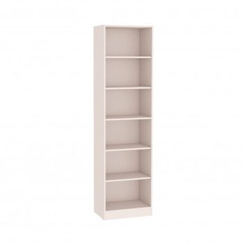 Mueble Estantería Darcy Multifunción Con Estante Abatible A Modo De Mesa De  Estudio En Blanco Y Roble con Ofertas en Carrefour