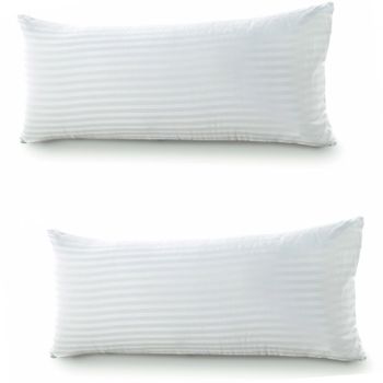 Almohadas Pack 2  Fibra Tacto Pluma 90 Cm