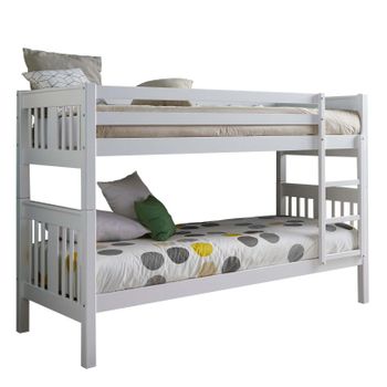 Litera Infantil Casita blanca 90x190/90x190cm OPCIONES PARA LA