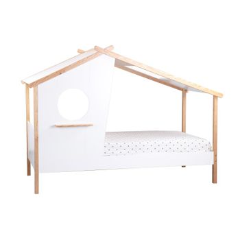 Cama Cabaña Mdf Blanco 90x200cm