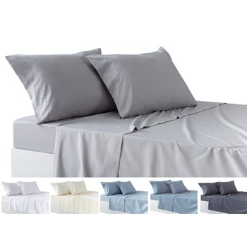 Juego De Sábanas Beige Cama 135x190/200 Cm Don Descanso Atenea con Ofertas  en Carrefour