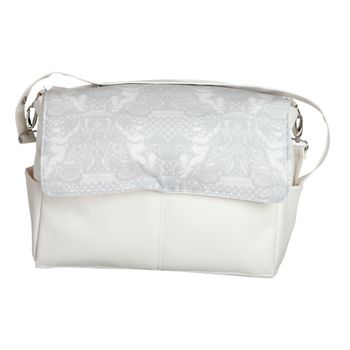 Bolso De Piel Angelo Gris