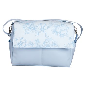 Bolso De Piel Espagnolo Celeste