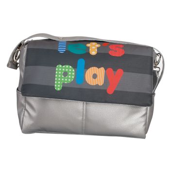 Bolso De Piel Let's Play Azul