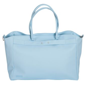 Bolso Maternal Polipiel Celeste Para Bebé