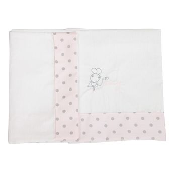 Juego De Sábanas 3 Piezas Cuna 70 X 140 Cm Babyline Sweet Bear con