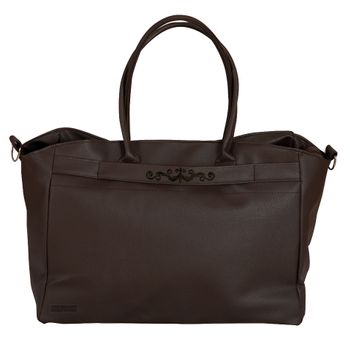 Bolso Maternal De Piel Chocolate