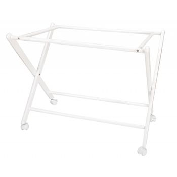 Soporte De Mini Cuna Tijera Blanco