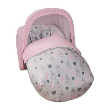 Saco Grupo 0 Portabebés Maxicosi Universal 08-705 Blanco Rosa