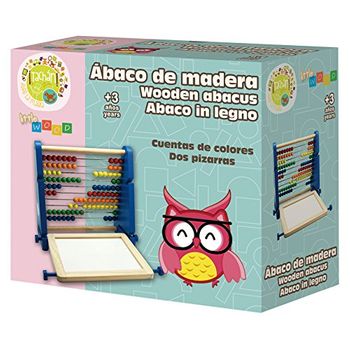 Pizarra Infantil Madera Sobremesa con Abacus