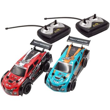 Tachan- Pack 2 Coches Radiocontrol Rally Storm Twin