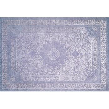 Flooralia - Alfombra Vinilica Vintage, 230x160cm, Azul