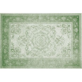 Flooralia - Alfombra Vinilica Vintage, 170x120cm, Verde