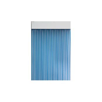 Cortina De Puerta Cinta Duero-azul/transparente Marca Cordecor