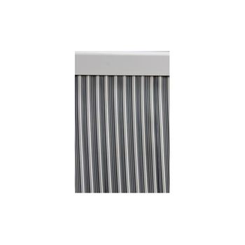 Cortina De Puerta Cinta Ebro-gris/blanco Marca Cordecor