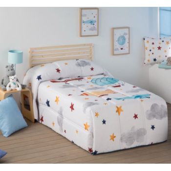 Juego De Sábanas Invierno Afelpadas Pirineo Suave Houston Cama 90cm Azul  Donegal con Ofertas en Carrefour