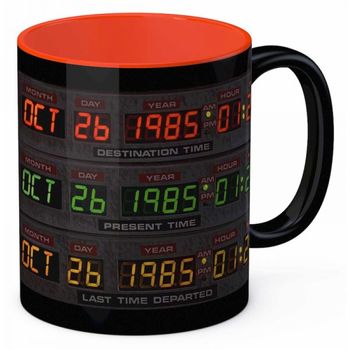 Taza Pantalla Delorean Regreso Al Futuro