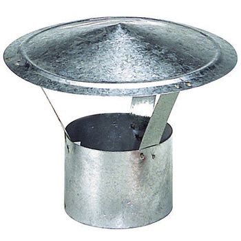 Sombrero Galvanizado Para Estufa De 130 Mm - Neoferr..