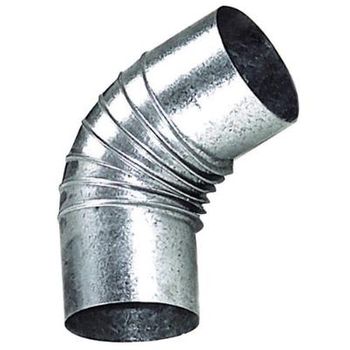 Codo Estufa Galvanizado De 130 Mm 45�