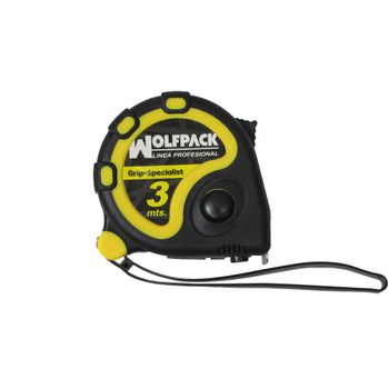 WOLFPACK LINEA PROFESIONAL - Flexometro Magnetico Grip Topline Con Freno 8  metros / 25 mm. : : Bricolaje y herramientas