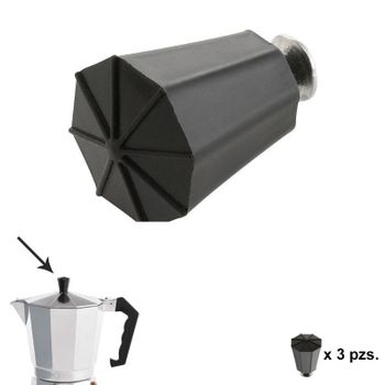 HÆGER MOKA POT 12 - Cafetera Italiana de Aluminio, Capacidad de 12 Tazas -  HÆGER Eletrodomésticos