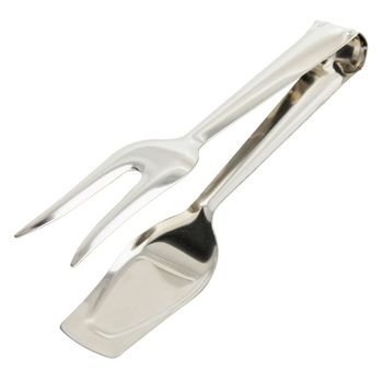 Pinzas Para Servir Acero Inoxidable 21 Cm Ideal Para La Cocina, Servir Ensaladas, Servir Carnes, Pescados, Etc - Neoferr..